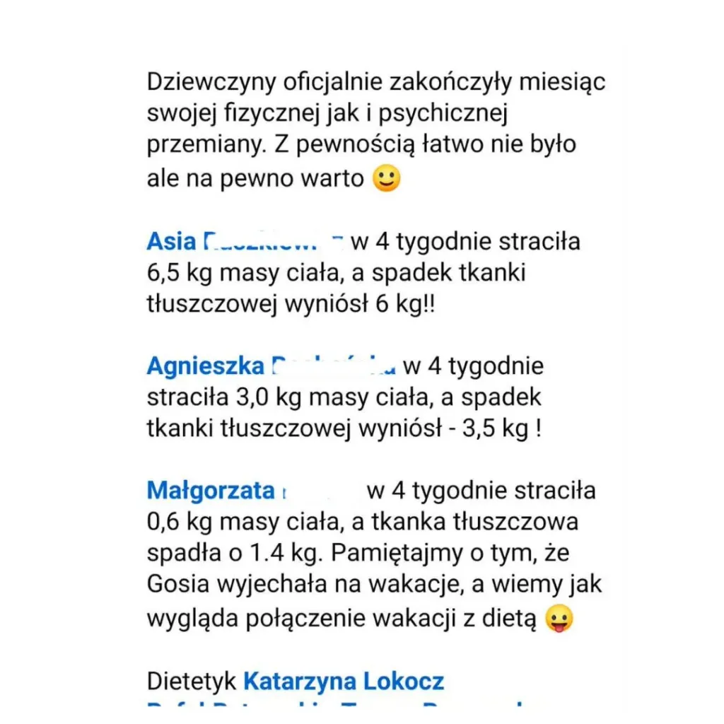 Zrzut ekranu z opinią o specjaliście