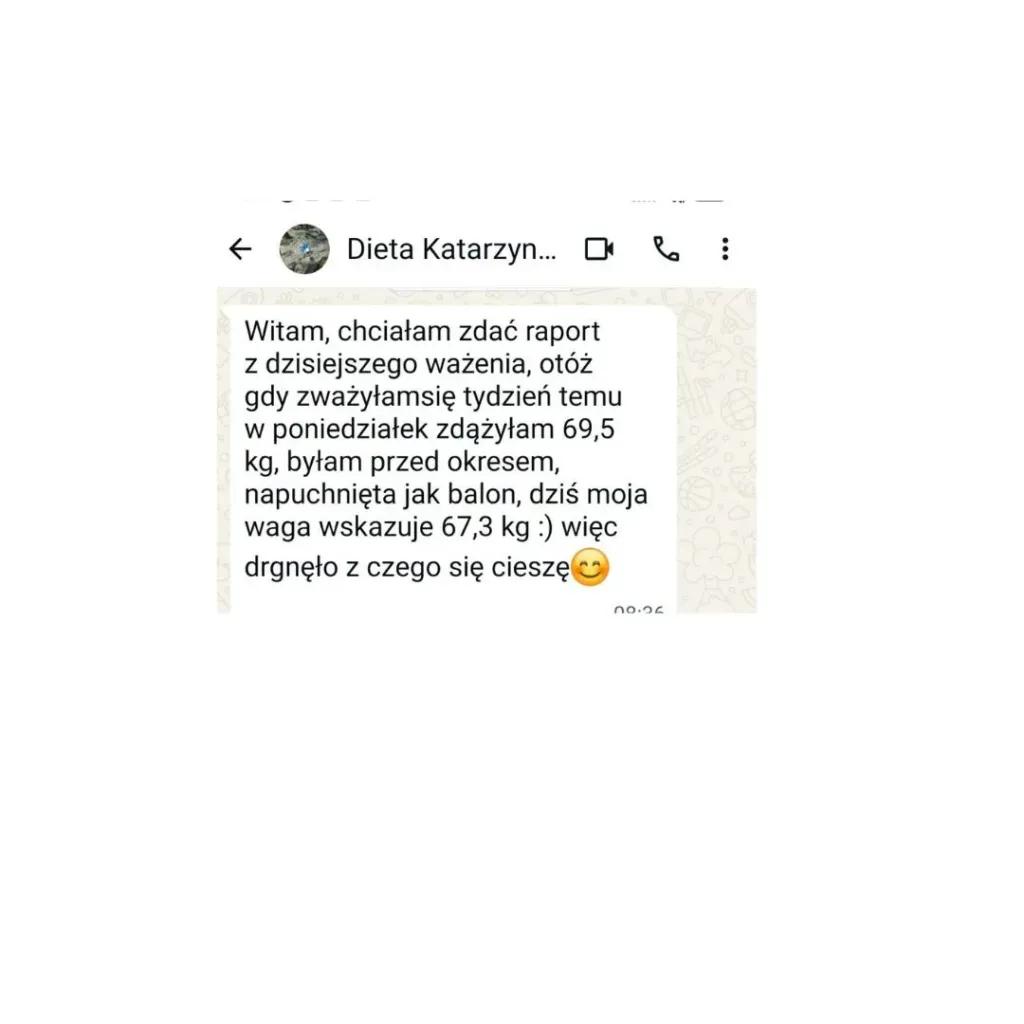 Zrzut ekranu z opinią o specjaliście